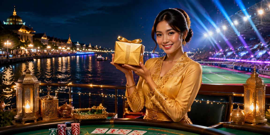 Pemain wanita Malaysia berbaju kebaya menikmati permainan kasino termasuk roulette di apigacor88